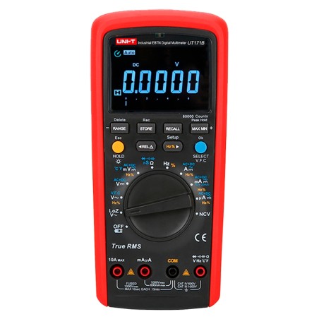Digital multimeter EBTN LCD - PC connection for data transfer - AC/DC measurement: up to 1000V and 10A - Resistance measurement,