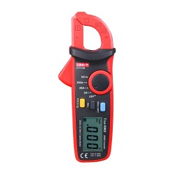 Mini clamp meter - LED display - AC measurement up to 200A - High AC accuracy with True RMS function - Buzzer for continuity 