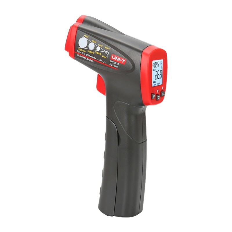 Präzisions-Infrarot-Thermometer - Messbereich -20ºC ~ 400ºC - Genauigkeit ±2ºC oder ±2% - Berührungslose und sofortige Messun