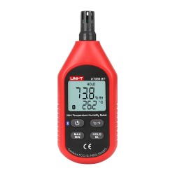 Environmental Meter - Measures temperature and humidity - Lightweight, cost-effective design with intuitive - UT333-BT - 1