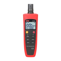 Carbon monoxide (CO) detector - Built-in electrochemical gas sensor - Configurable alarm with acoustic signal - Display - UT3