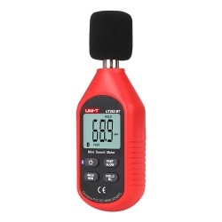 Schallpegelmesser - Erfasst Geräusche bis zu 130 dB mit schneller Reaktion - Hintergrundbeleuchtetes LCD-Display - Bluetooth-