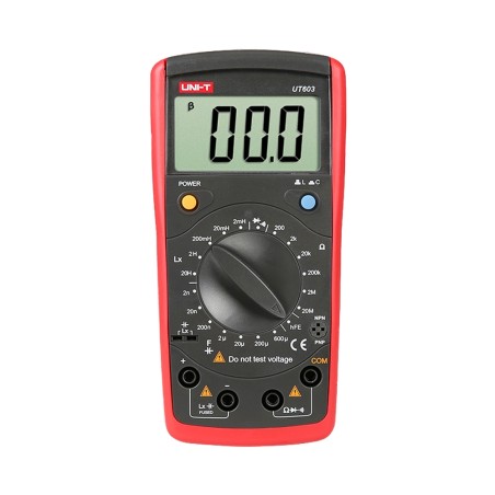 Inductance and capacitance meter - LCD display up to 2000 accounts - Resistors, capacitors and inductors - Continuity sum - U