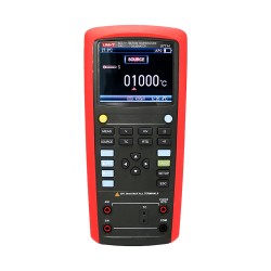 Process Temperature Calibrator - LCD display up to 2000 accounts - Performs measurements of thermocouples and RTDs - Performs
