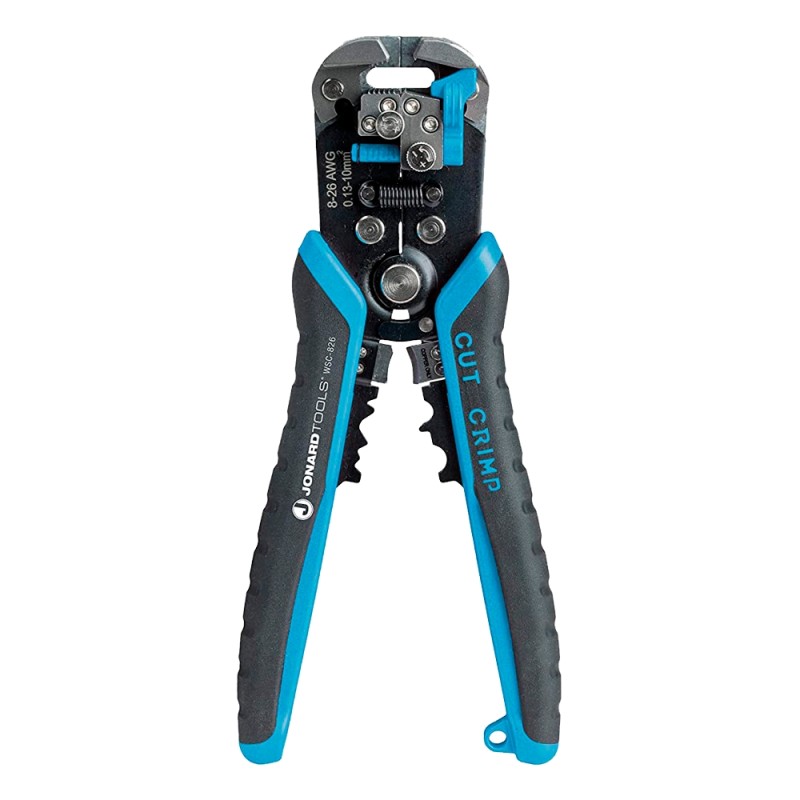 Crimping Stripping Tool - For 8 AWG-26 AWG - Crimping 22 AWG-10 AWG Terminals - Easy to Use - Fair Price - WIRE-AUTOSTRIPPER 
