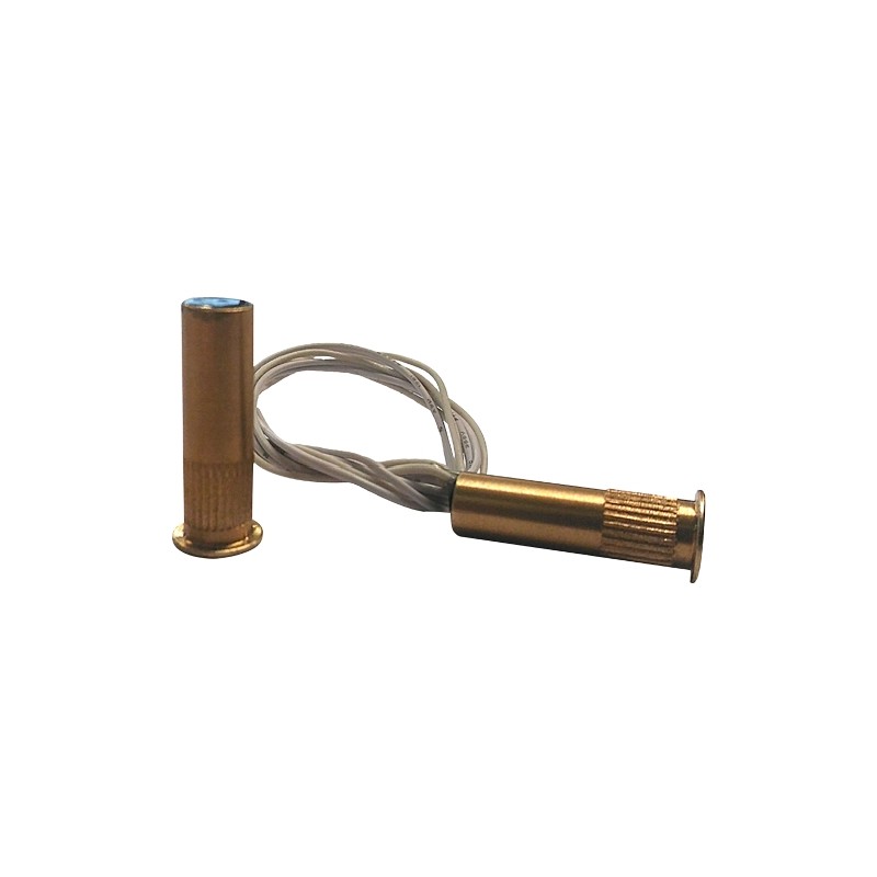 FDP magnetic contact - Specially developed for embedding in wood - Reed technology - 4-wire system - Copper cover