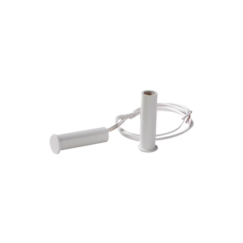 FDP magnetic contact - Specially developed for embedding in wood - Reed technology - 4-wire system - ABS plastic cover