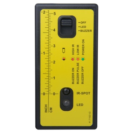GJD - Strahlfinder - Korrekte Installation der Laserdetektoren - LED und Informationssummer - Kompatibel mit GJD505 und GJD509 -