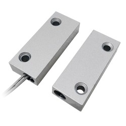 Magnetic contact - Suitable for metal installation - High performance reed technology - 2 wire connection system - Resistant