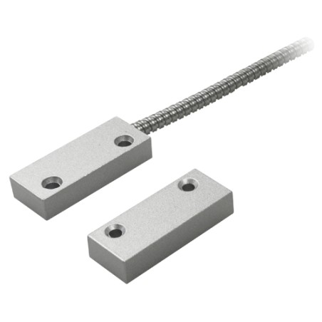 Magnetkontakt - Geeignet für die Metallverlegung - Reed-Technologie mit hoher Leistung - [Verbindungssystem aus 2 Drähten, die d
