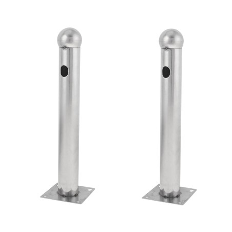Light barrier bracket/post, stainless steel, 2 pieces, 30cm - ALF-30T - 1