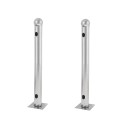 Light barrier bracket/post, stainless steel, 2 pieces, 50cm - ALF-50T - 1
