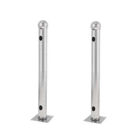 Light barrier bracket/post, stainless steel, 2 pieces, 50cm - ALF-50T - 1