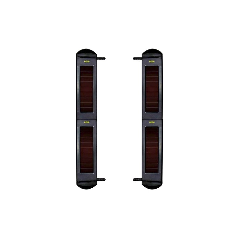Infrarot-Solar-Barriere-Melder - Komplett Drahtlos | 4 Strahlen - Reichweite des Signals bis zu 1000m - Maximale Reichweite. Erk