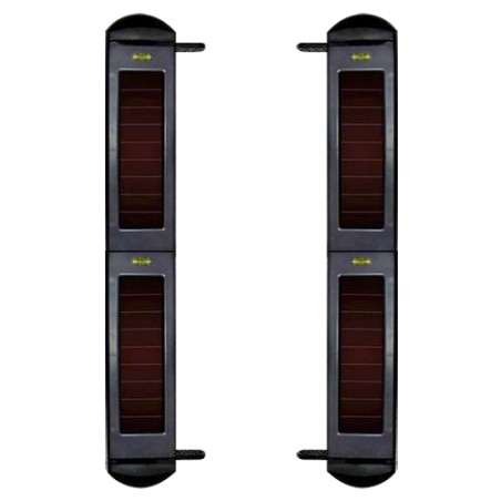 Infrarot-Solar-Barriere-Melder - Komplett Drahtlos | 4 Strahlen - Reichweite des Signals bis zu 1000m - Maximale Reichweite. Erk