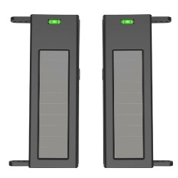 Infrarot-Solar-Barriere-Melder - Komplett Drahtlos | 2 Strahlen - Reichweite des Signals bis zu 1000m - Maximale Reichweite. Erk