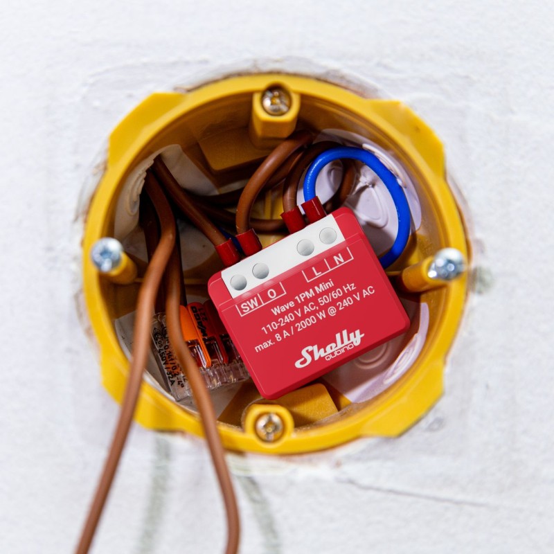 Shelly · Unterputz · "Wave 1PM Mini" · Relais · max. A · 1 Kanal · Z-Wave - 227561 - 10