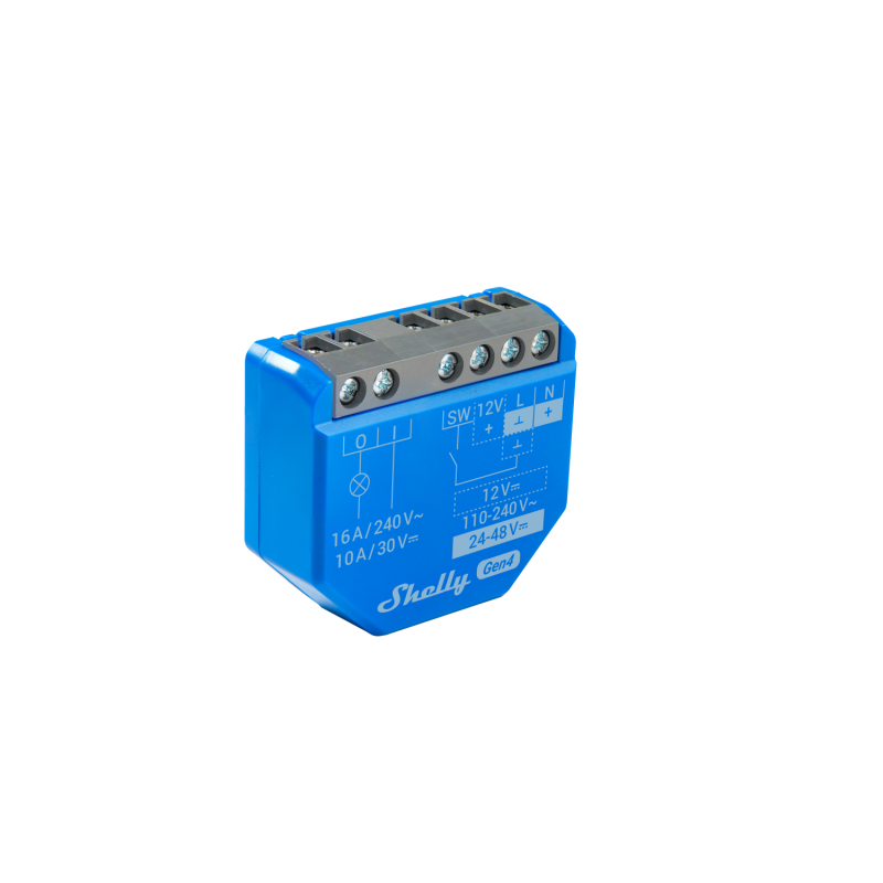 Shelly · Flush-mounted · "1 Gen4 2-pack" · Relay · max 16A · 1 channel · WLAN · Matter · Zigbee · Bluetooth - 243162 - 3