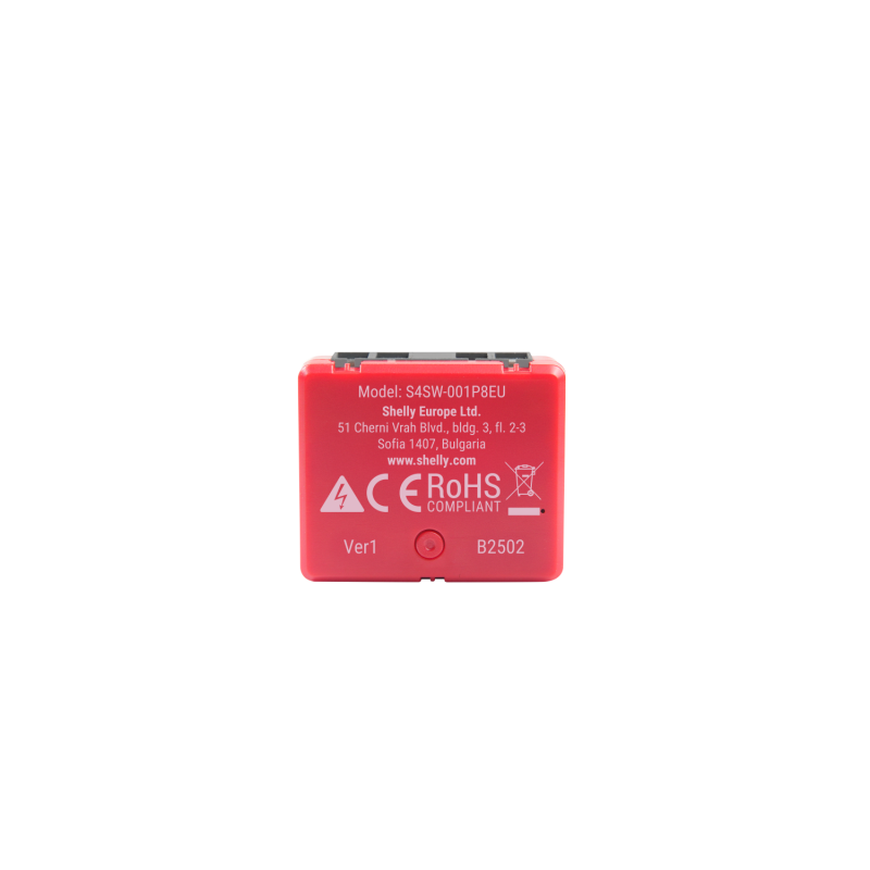 Shelly · Unterputz · "1PM Mini Gen4" · Relais · max 8A · 1 Kanal · Messfunktion · WLAN · Matter · Zigbee · Bluetooth - 243174