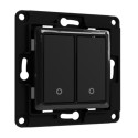 Shelly · Unterputz Zubehör · "Wall Switch 2" · Wandtaster · 2-fach · Schwarz - 206438 - 5