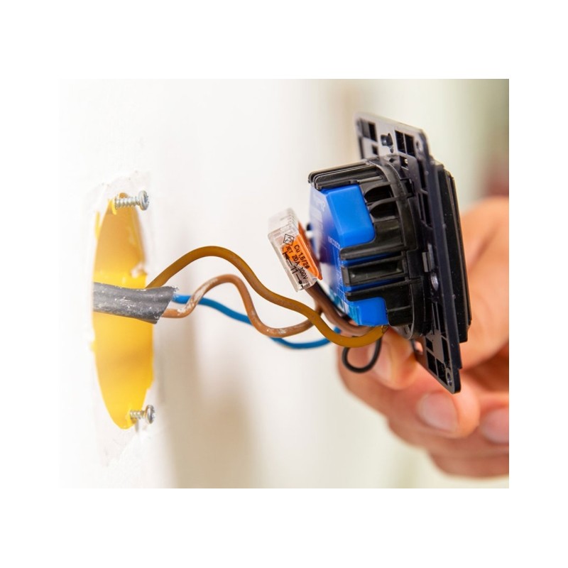 Shelly · Flush-mounted accessories · "Wall Switch 2" · Wall switch · 2-way · Black - 206438 - 8