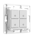 Shelly · Flush-mounted accessories · "Wall Switch 4" · Wall switch · 4-way · White - 206439 - 4