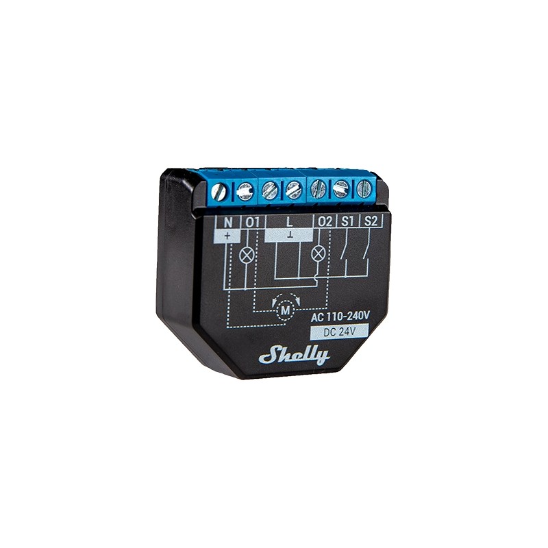 Shelly · Flush-mounted · "Plus 2PM" · Relay · max. 16A · 2 channels · Measuring function · WLAN · BT - 209524 - 14