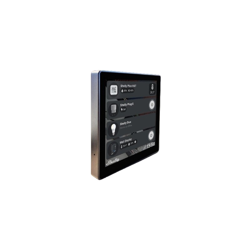 Shelly · flush-mounted · "Wall Display" · Android · WLAN · black - 217051 - 6