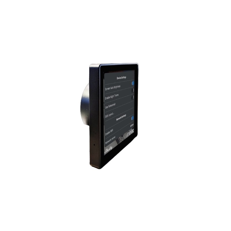 Shelly · flush-mounted · "Wall Display" · Android · WLAN · black - 217051 - 7