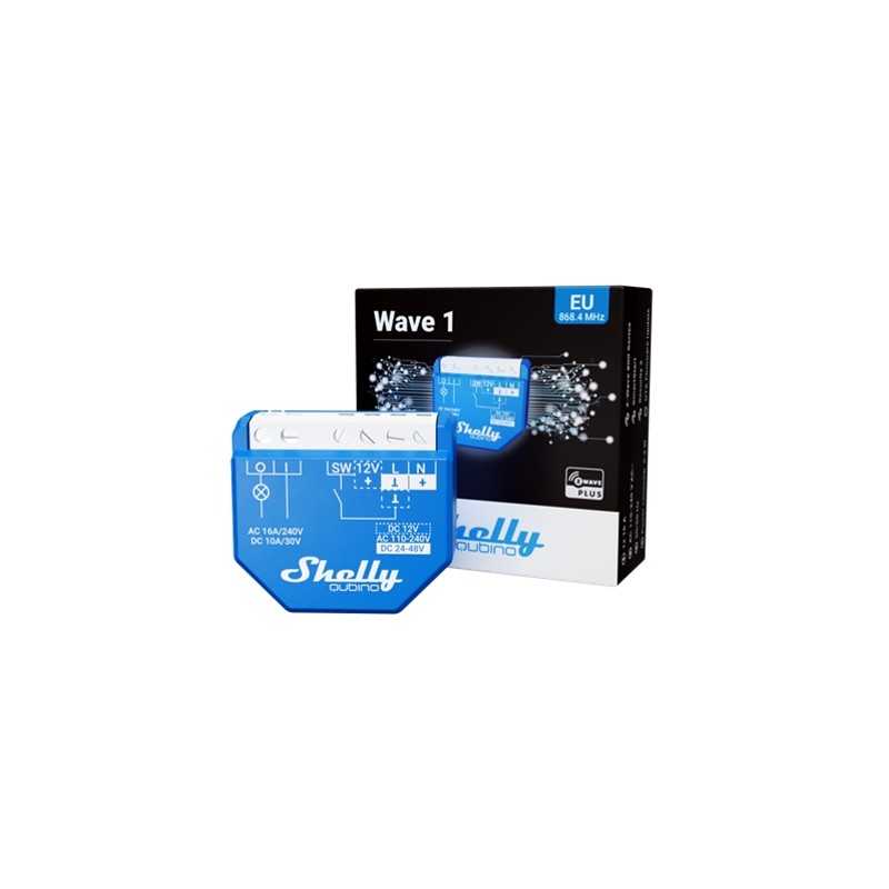 Shelly · Unterputz · "Wave 1" · Relais · max 16A · 1 Kanal · Z-Wave - 217904 - 2
