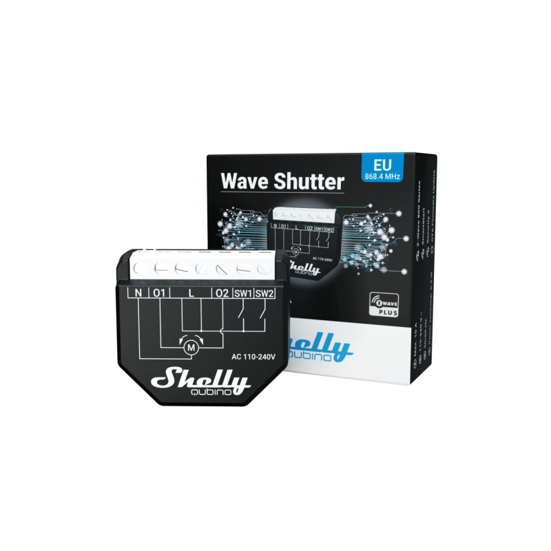 Shelly · Unterputz · "Wave Shutter" · Relais · Dual Roller Shutter · Z-Wave - 217919 - 10