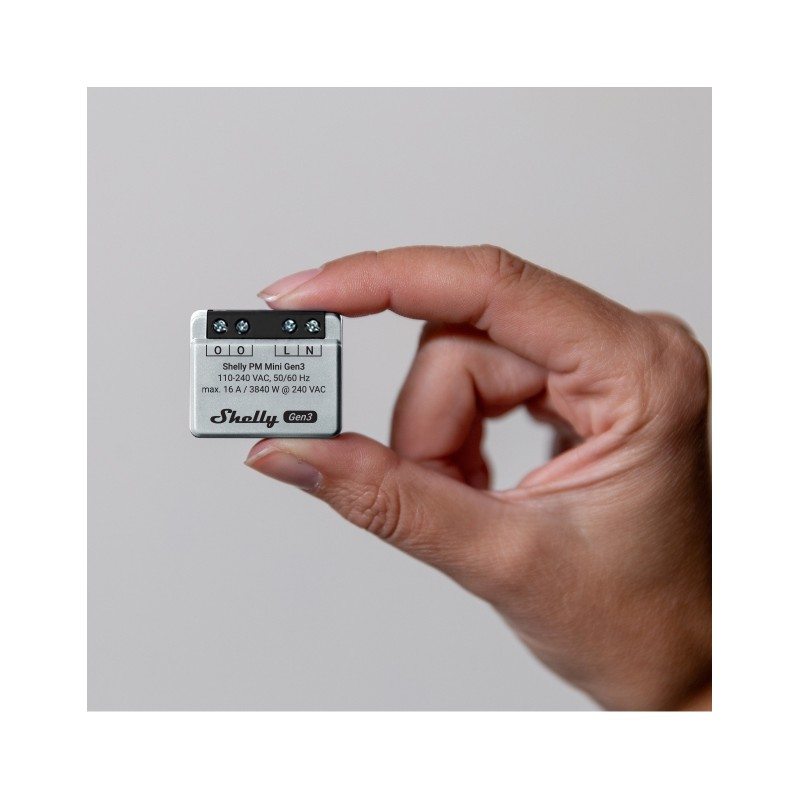 Shelly · Flush-mounted · "Plus PM Mini Gen. 3" · WLAN · BT - 222761 - 10