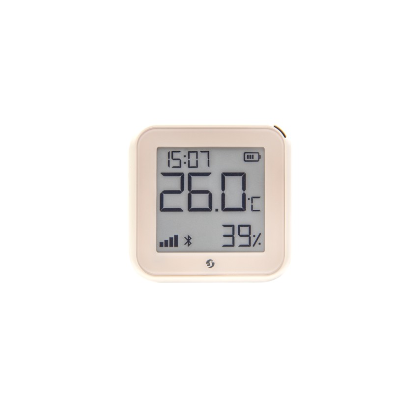 Shelly · Plug & Play · "H&T Gen. 3 Ivory" · Temperatur- & Feuchtigkeitssensor · WLAN · BT · USB C / Batterie (n.e.) - 222764 
