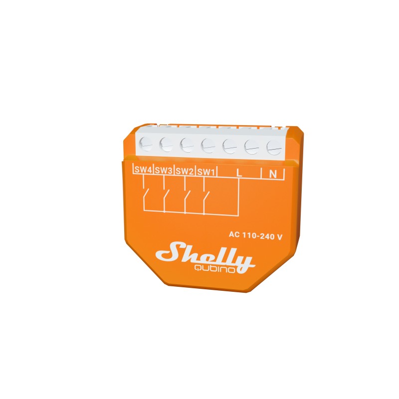 Shelly · Unterputz · "Wave i4" · Szenenaktivierer · 12 Aktionen · Z-Wave - 224174 - 10