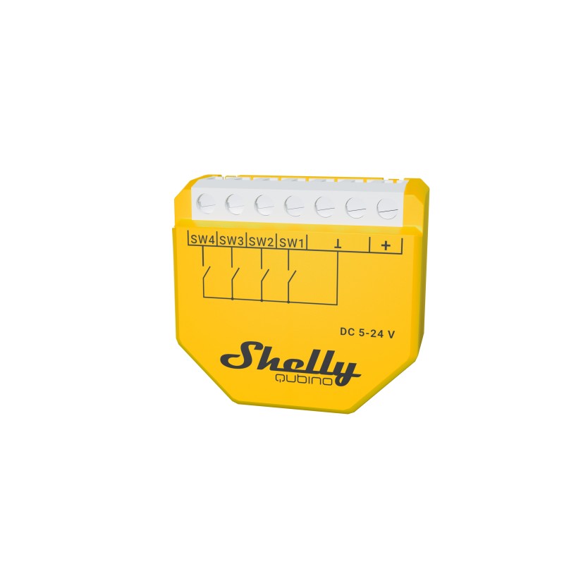 Shelly · Flush-mounted · "Wave i4 DC" · Scene activator · 12 actions · Z-Wave - 224175 - 9