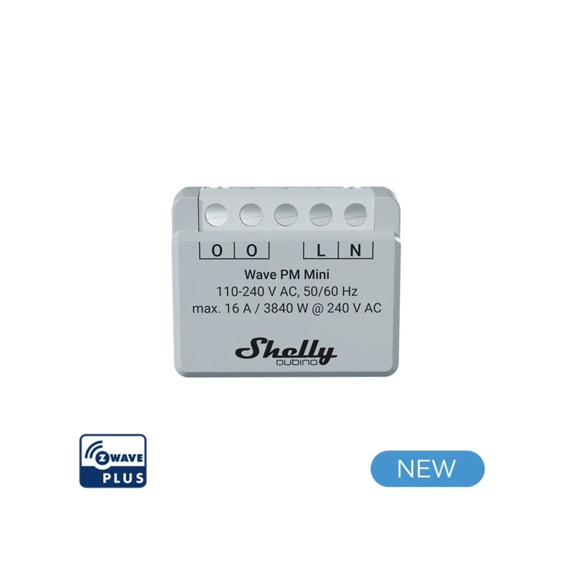 Shelly · Unterputz · "Wave PM Mini" · Relais · max. A · 1 Kanal · Z-Wave - 227562 - 6