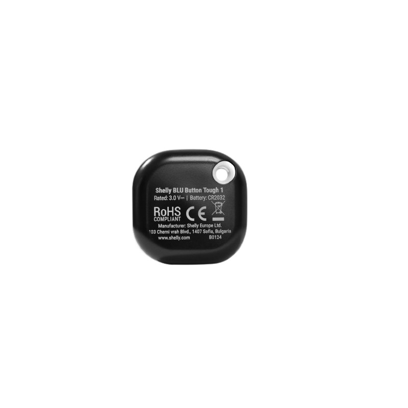 Shelly · Plug & Play · "Blu Button Tough Black" · Schalter & Dimmer · Bluetooth · Batterie · Schwarz - 227568 - 9