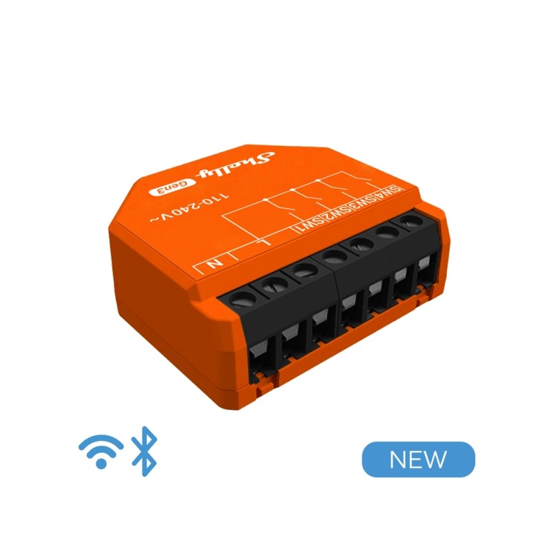 Shelly · Unterputz · "i4 Gen3" · Szenenaktivierer · WLAN · BT - 231592 - 4
