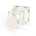 Shelly · Plug & Play Accessories · "BLU Wall Switch 4 Adapter Gira & Merten" · White - 232792 - 4
