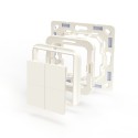 Shelly · Plug & Play Accessories · "BLU Wall Switch 4 Adapter Busch-Jaeger" · White - 232793 - 4