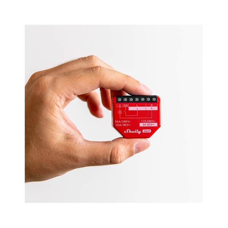 Shelly · Flush-mounted · "1PM Gen3" · Pack of 4 · Relay · max 16A · 1 channel · WLAN · BT - 235560 - 6