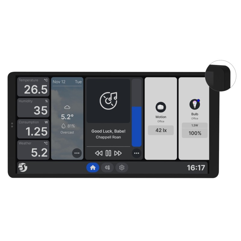Shelly · Flush-mounted · "Wall Display x2" black - 240222 - 4