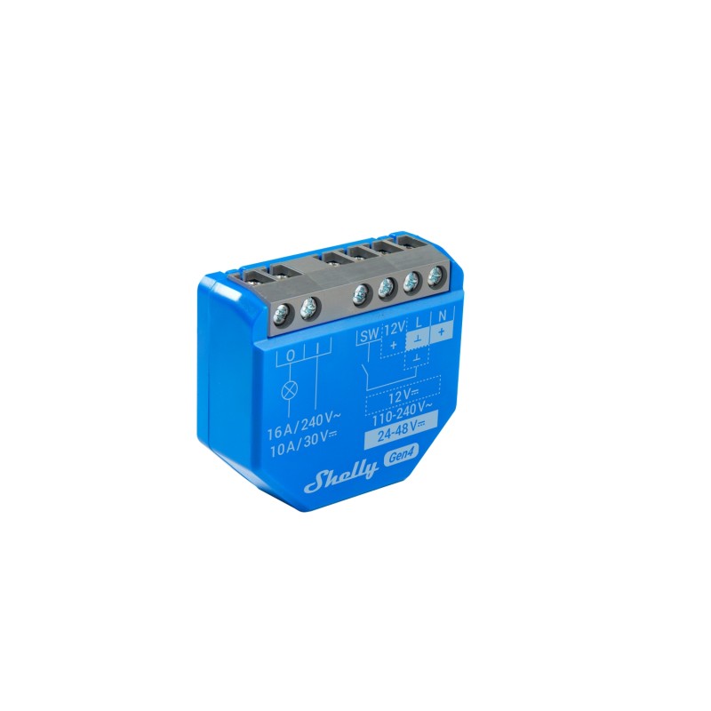 Shelly · Flush-mounted · "1 Gen4 pack of 4" · Relay · max 16A · 1 channel · WLAN · Matter · Zigbee · Bluetooth - 243165 - 9
