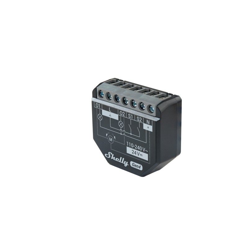 Shelly · Unterputz · "2PM Gen4" · Relais · max 16A · 2 Kanäle · Messfunktion · WLAN · Matter · Zigbee · Bluetooth - 243171 - 