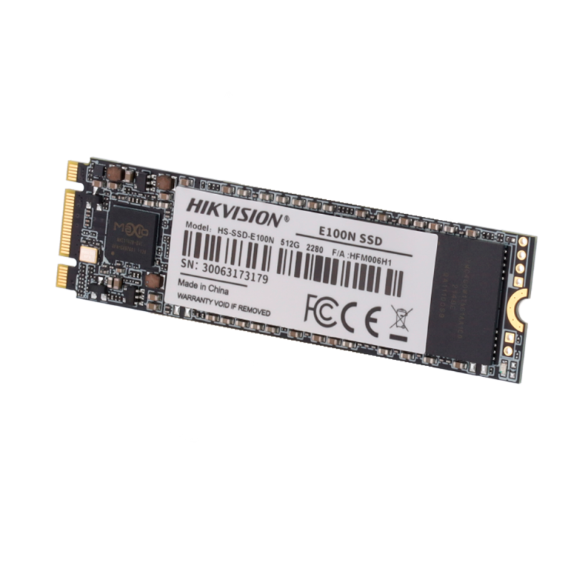 Hikvision SSD hard drive - Capacity 512GB - Interface M2 SATA III - Write speed up to 550 MB/s - Long life
