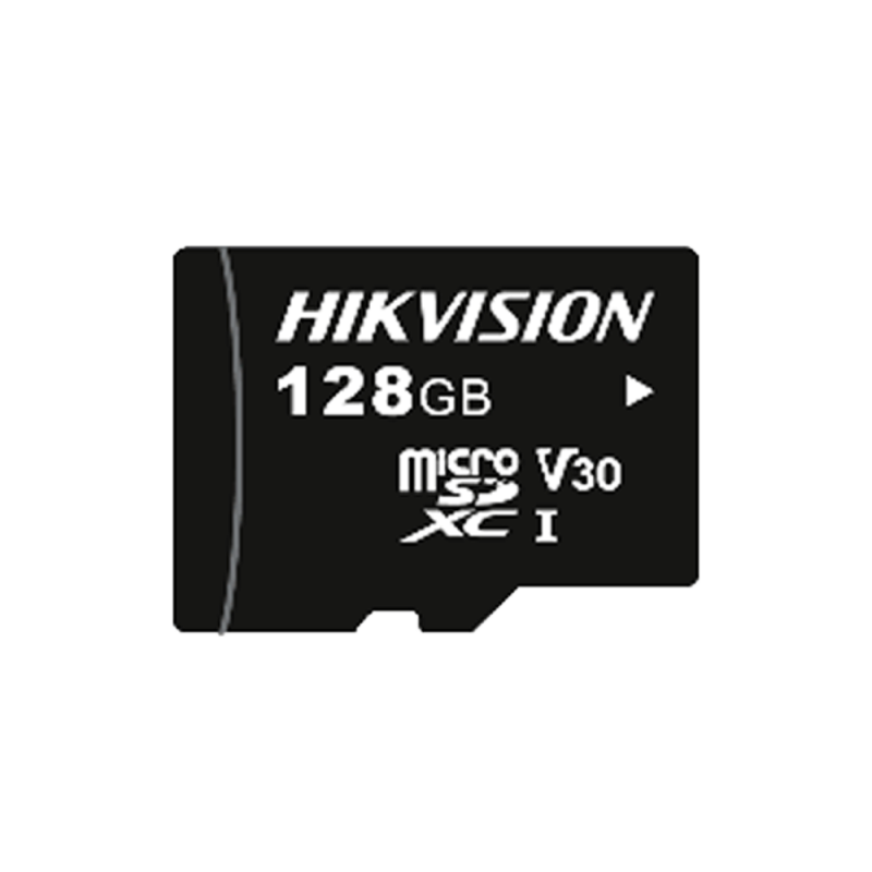 Hikvision Speicherkarte - Kapazität 128 GB - Klasse 10 U3 V30 - exFAT - Speziell für Videoüberwachung und CCTV im Allgemeinen HS