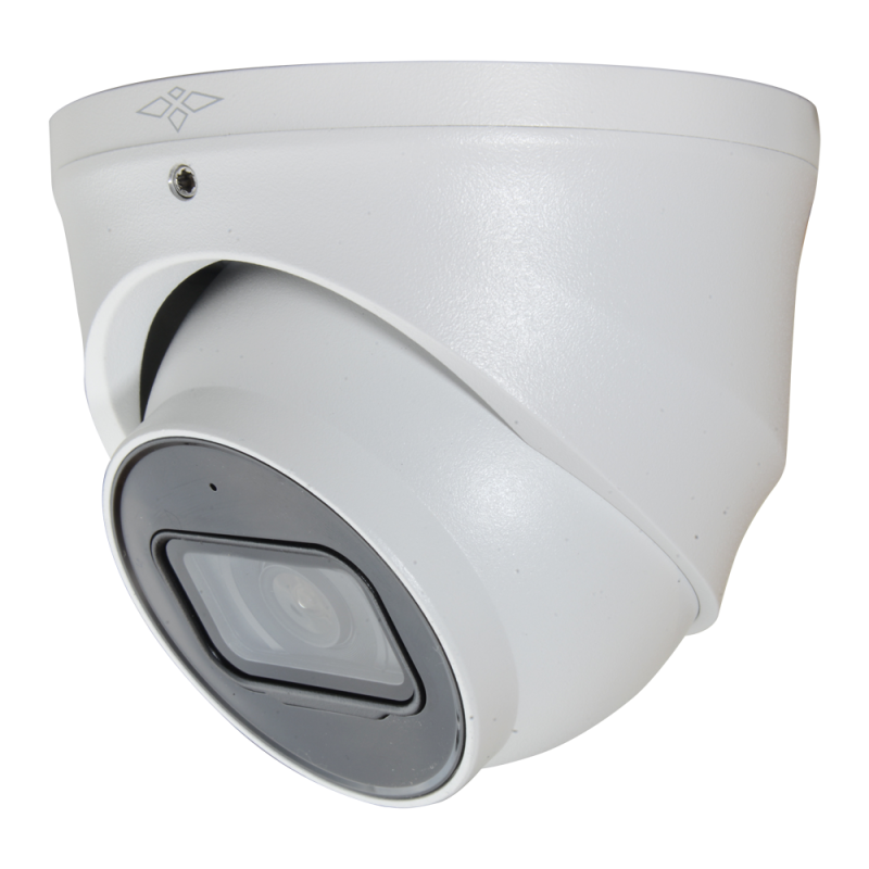 X-Security IP turret camera - 2 megapixels (1920x1080) - 2.8 mm lens - PoE | H.265+ - Integrated microphone - Waterproof IP6
