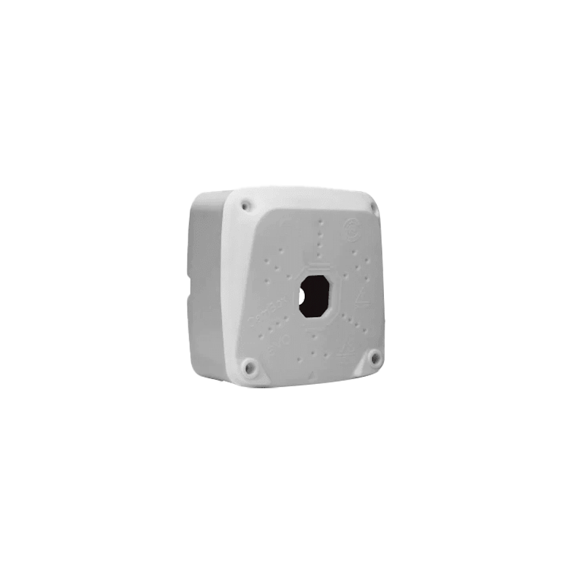 Anschlusskasten mit 11 Grad Neigung - Weiße Farbe - Geeignet zur Nutzung im Außenbereich - Aus Kunststoff CBOX-HQ128 MARCA BLANC