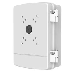 Anschlussbox - Für motorisierte Domekameras - Geeignet für den Außenbereich - Decken- oder Wandinstallation - Weiße Farbe - Kabe
