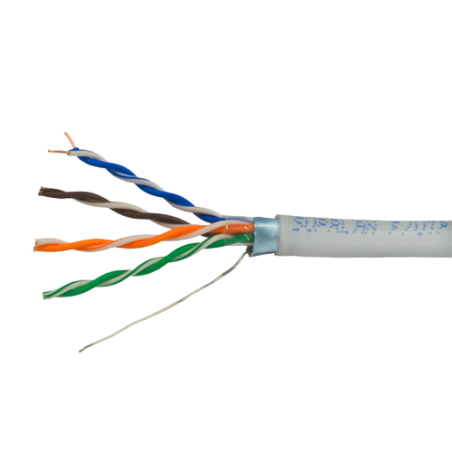 FTP-Kabel - Kategorie 6 - OFC-Leiter, reinheit 99.9% Kupfer - Rolle von 305 Metern - Durchmesser 6 mm - Kompatibel mit Balune FT